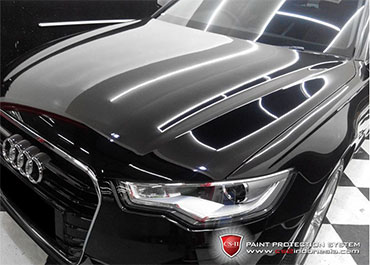 CS-II Paint Protection Indonesia Black Audi Glossy