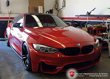 CS-II Paint Protection Indonesia Red BMW Glossy