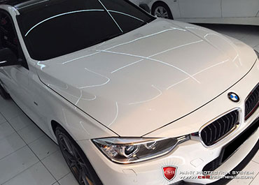 CS-II Paint Protection Indonesia White BMW Glossy