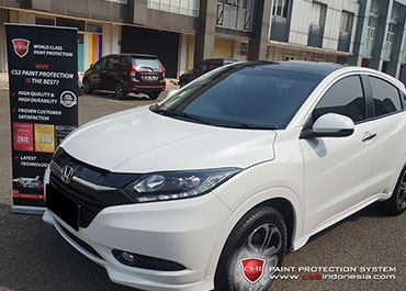 CS-II Paint Protection Indonesia White Honda HRV Glossy