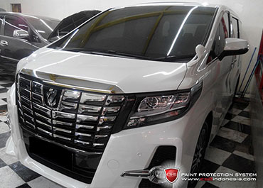 CS-II Paint Protection Indonesia White New Toyota Alphard Glossy