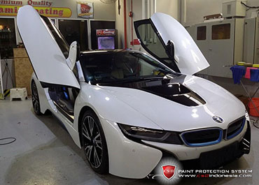 CS-II Paint Protection Indonesia White BMW Glossy